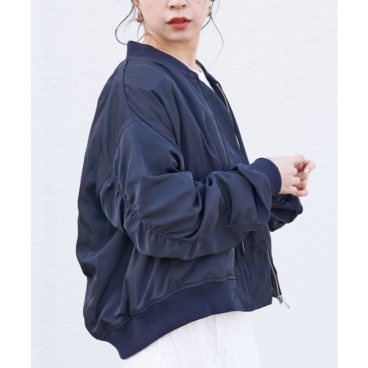 Chico（チコ）の「中綿ボリュームブルゾン+マフラーSET