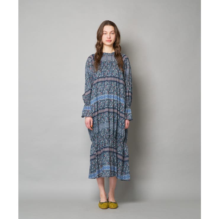 ボーダーパターンギャザーワンピース キャミ付き 品番 Palw Pal Group Outlet パルグループアウトレット のレディースファッション通販 Shoplist ショップリスト