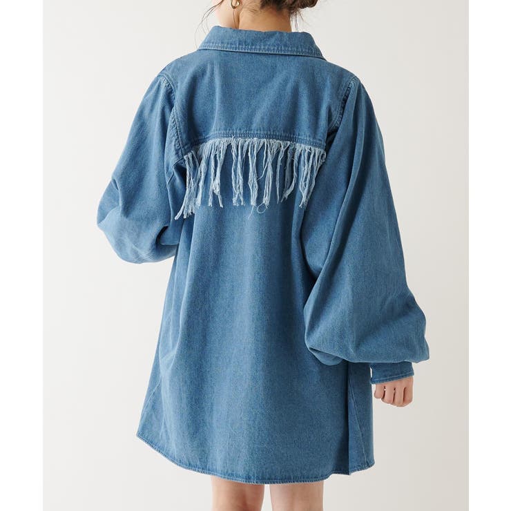 Who S Who Chico フリンジデニムシャツ 品番 Palw Pal Group Outlet パルグループアウトレット のレディースファッション通販 Shoplist ショップリスト