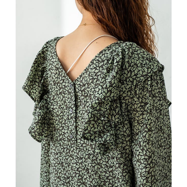 Mystic リーフ柄ワンピース 品番 Palw Pal Group Outlet パルグループアウトレット のレディースファッション通販 Shoplist ショップリスト