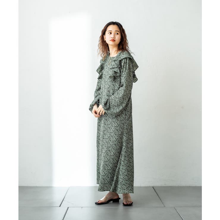 mystic】リーフ柄ワンピース[品番：PALW0000595]｜PAL GROUP OUTLET 