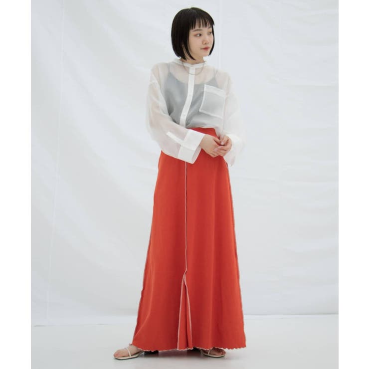 透けフィラメントビックシャツ Kastane】透けフィラメントBIGシャツ[品番：PALW0000699]｜PAL GROUP