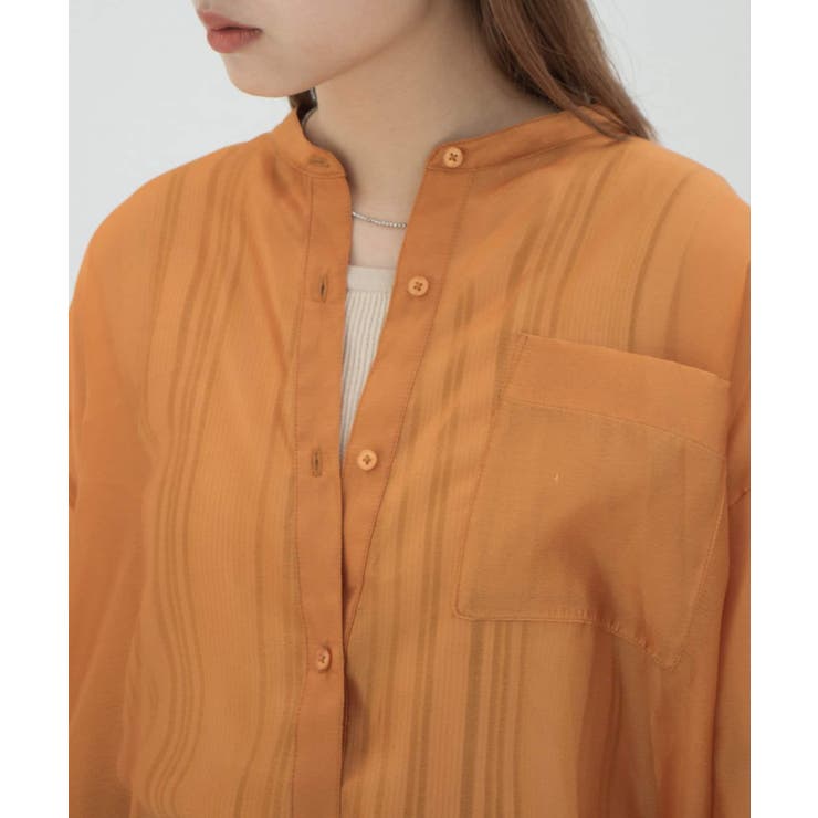 かえかえ kastane 透けビックシャツ Kastane（カスタネ）の「透けビックシャツ（シャツ/ブラウス）」 - WEAR