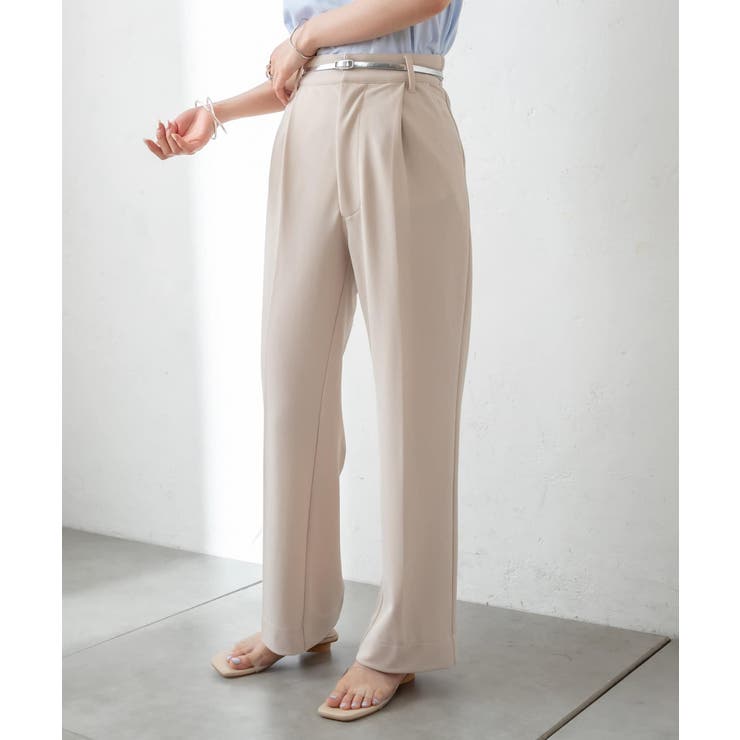 mystic】ストレッチセンタープレスパンツ[品番：PALW0001304