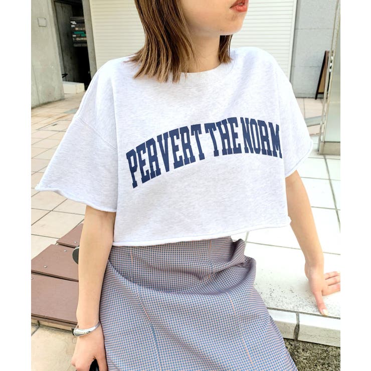 Who S Who Gallery Pervert 半袖カレッジショートプル 品番 Palw Pal Group Outlet パルグループアウトレット のレディースファッション通販 Shoplist ショップリスト