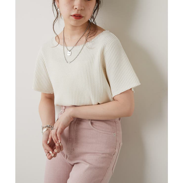 Who S Who Chico ダメージワッフルtシャツ 品番 Palw Pal Group Outlet パルグループアウトレット のレディースファッション通販 Shoplist ショップリスト