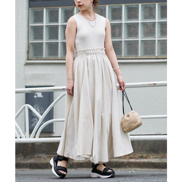 Chico】リブニットドッキングフレアOP[品番：PALW0000685]｜PAL GROUP  