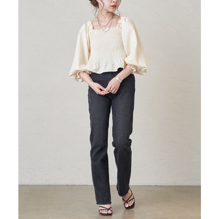 トップス haru bal/バル】RUSSELL DISTRESSED ATHLETIC HEAVY COTTON HALF ZIP
