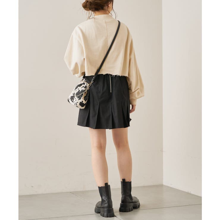 Chico】裾プリーツミニスカート[品番：PALW0001094]｜PAL GROUP