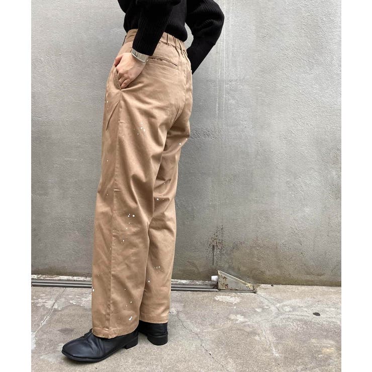 CIAOPANIC TYPY】タックペイントチノパンツ[品番：PALW0001115