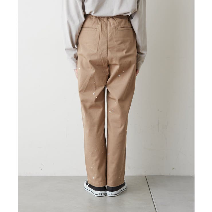 CIAOPANIC TYPY】タックペイントチノパンツ[品番：PALW0001115