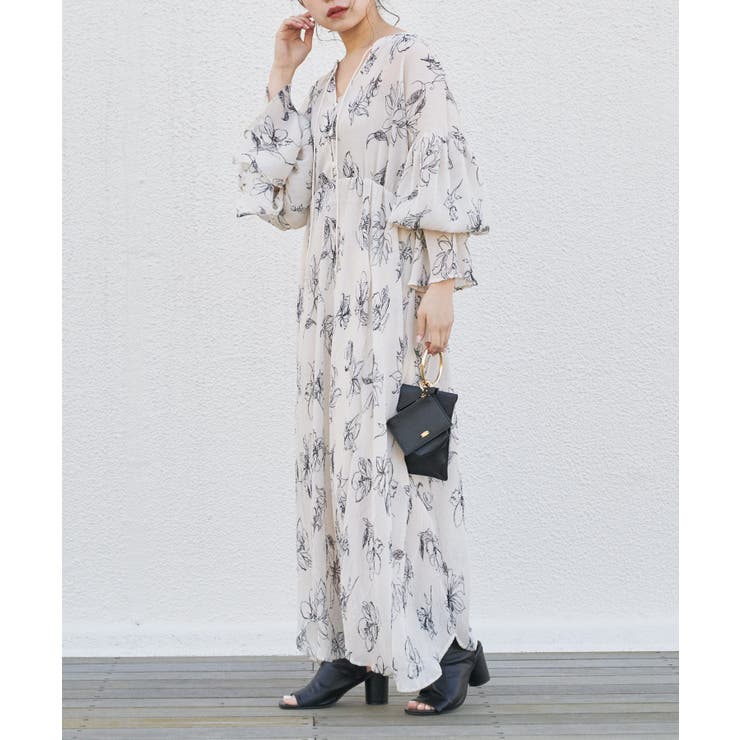 Who S Who Chico ラインフラワー2wayロングワンピース 品番 Palw Pal Group Outlet パルグループアウトレット のレディースファッション通販 Shoplist ショップリスト