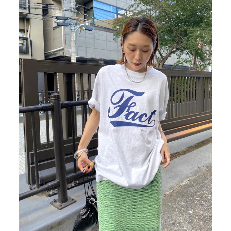 ミュージシャン FACT F LOGO Tee XL MIXED LOGO S/S TEE（Tシャツ/カットソー）｜XLARGE（エクストララージ