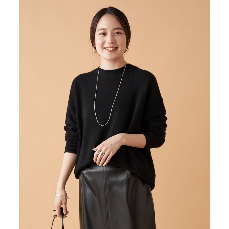 Loungedress】カシミヤ100クルーニット[品番：PALW0001204]｜PAL GROUP