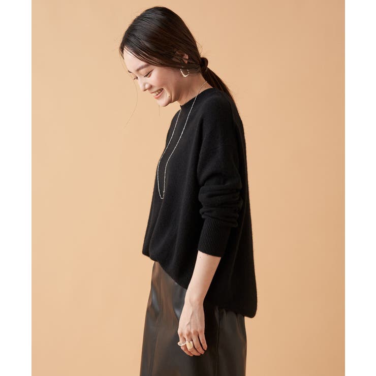 Loungedress】カシミヤ100クルーニット[品番：PALW0001204]｜PAL GROUP