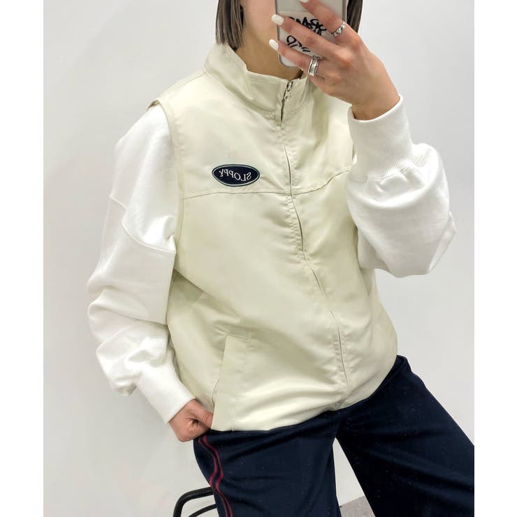 WHO'S WHO gallery】SLOPPY ハイネックベスト[品番:PALW0001963 WHO'S WHO gallery】SLOPPY ハイネックベスト[品番:PALW0001963