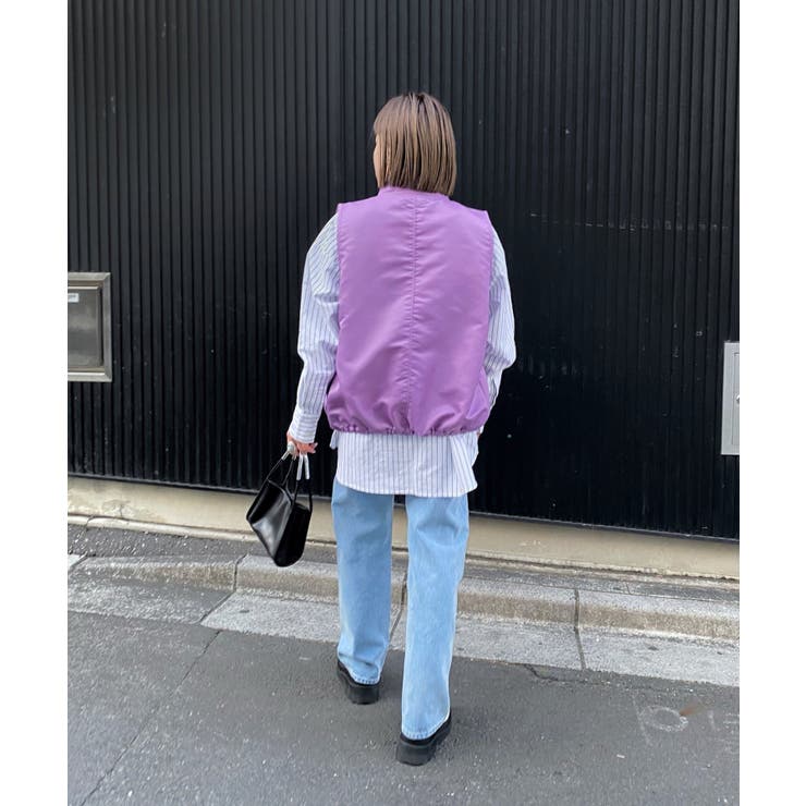WHO'S WHO gallery】SLOPPY ハイネックベスト[品番：PALW0001963