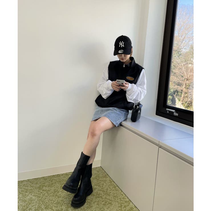 WHO'S WHO gallery】SLOPPY ハイネックベスト[品番：PALW0001963