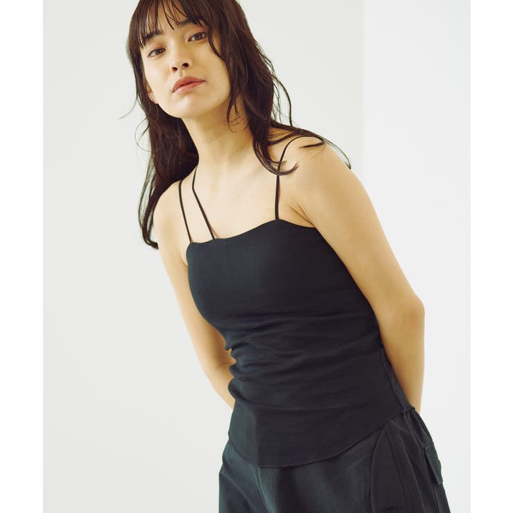 earthy_】O.C.repur カップ付き3ストラップキャミ[品番