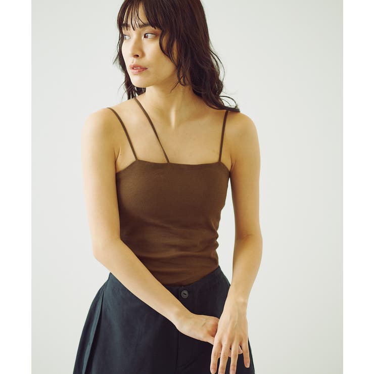 earthy_】O.C.repur カップ付き3ストラップキャミ[品番