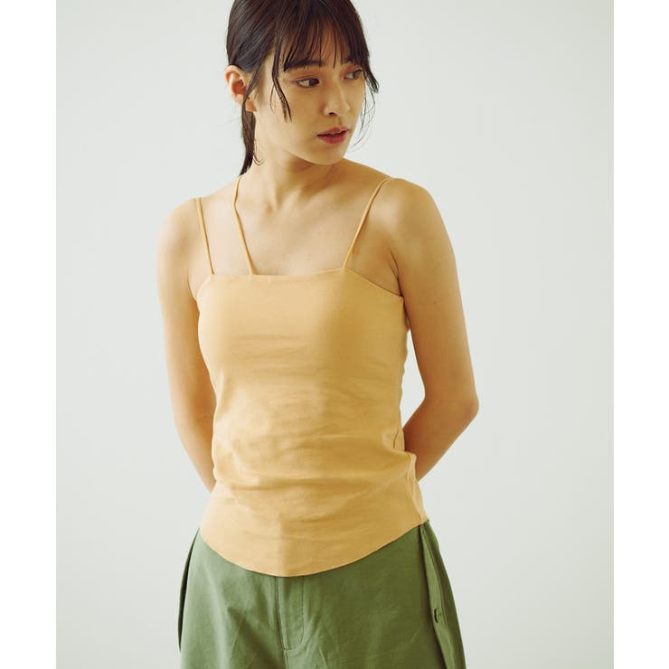 デパート 送料無料 earthy_】O.C.repur カップ付き3ストラップキャミ[品番 靴