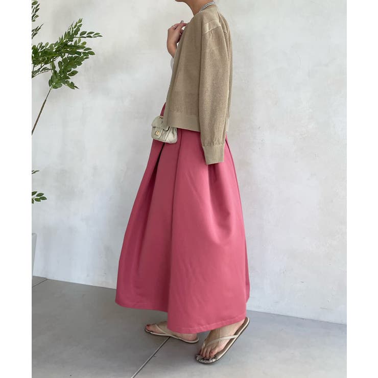 KOEISTORE スカート 膝丈 フレアスカート レディース ロング 春
