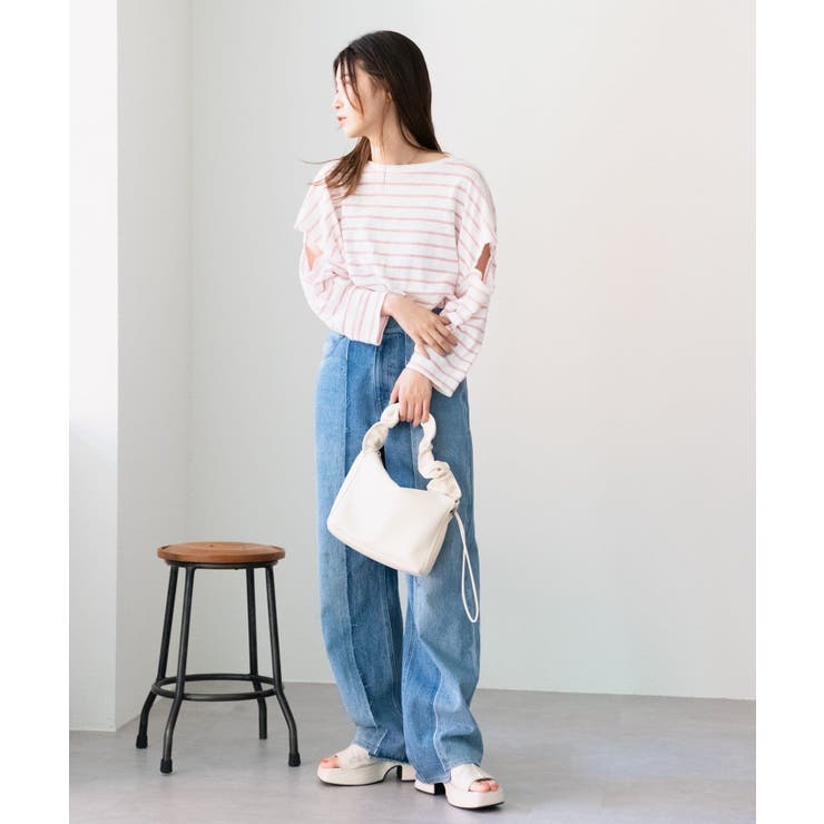 Kastane】カットアウトボーダーTee[品番：PALW0002015]｜PAL GROUP