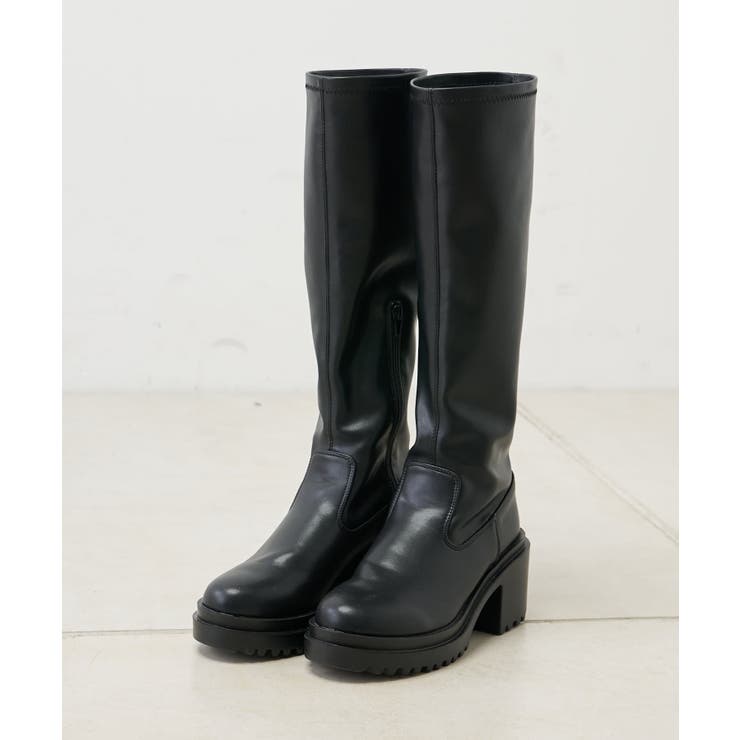 【Chico】厚底チャンキーストレッチロングブーツ[品番：PALW0001687]｜PAL GROUP  OUTLET（パルグループアウトレット）のレディースファッション通販｜SHOPLIST（ショップリスト）