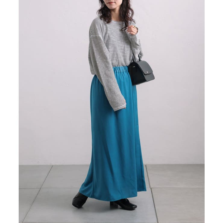 CIAOPANIC TYPY】2WAYシルエットサテンスカート[品番 CIAOPANIC TYPY】2WAYシルエットサテンスカート[品番