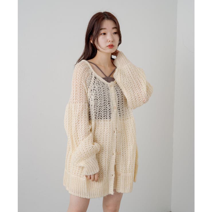 Kastane】モヘア2wayメッシュニット[品番：PALW0001823]｜PAL GROUP