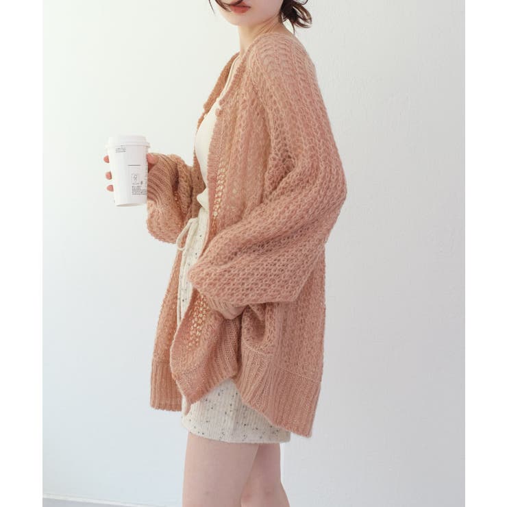 Kastane】モヘア2wayメッシュニット[品番：PALW0001823]｜PAL
