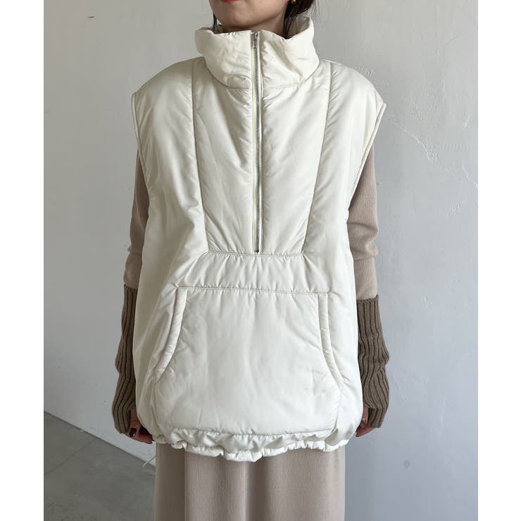 【CAPRICIEUX LE'MAGE】中綿ハーフジップベスト[品番：PALW0001865]｜PAL GROUP  OUTLET（パルグループアウトレット）のレディースファッション通販｜SHOPLIST（ショップリスト）