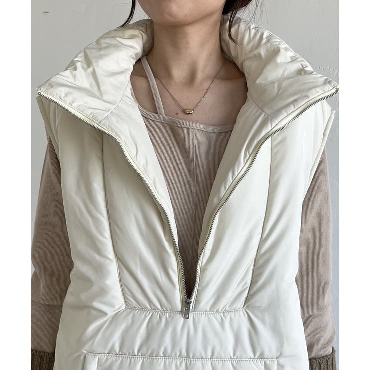 【CAPRICIEUX LE'MAGE】中綿ハーフジップベスト[品番：PALW0001865]｜PAL GROUP  OUTLET（パルグループアウトレット）のレディースファッション通販｜SHOPLIST（ショップリスト）