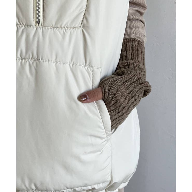 【CAPRICIEUX LE'MAGE】中綿ハーフジップベスト[品番：PALW0001865]｜PAL GROUP  OUTLET（パルグループアウトレット）のレディースファッション通販｜SHOPLIST（ショップリスト）