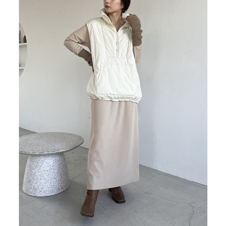 【CAPRICIEUX LE'MAGE】中綿ハーフジップベスト[品番：PALW0001865]｜PAL GROUP  OUTLET（パルグループアウトレット）のレディースファッション通販｜SHOPLIST（ショップリスト）