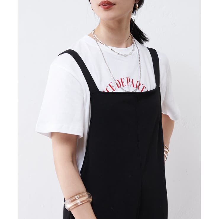 セール】カットジョーゼットキャミサロペット（サロペット