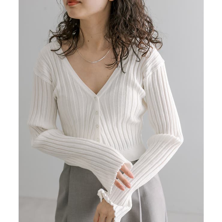 美品♡定価5万 ルネ コサージュ カメリア ラメ パール ニットカーディガン 3417100_099_1.jpg