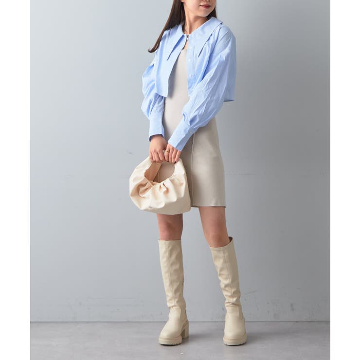 【Chico】クロップシアーシャツ＋タンクミニワンピースSET[品番：PALW0002082]｜PAL GROUP  OUTLET（パルグループアウトレット）のレディースファッション通販｜SHOPLIST（ショップリスト）
