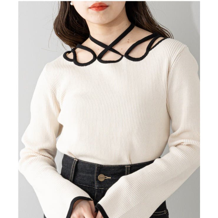 Chico】ホルターネックリブニット[品番：PALW0002137]｜PAL GROUP