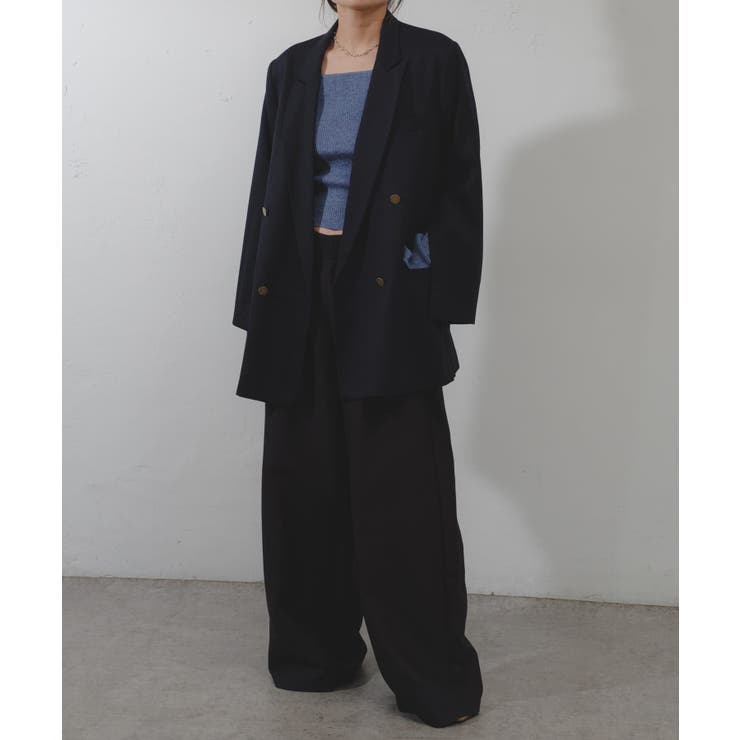 Pasterip】Square wide neck knit[品番：PALW0003080]｜PAL