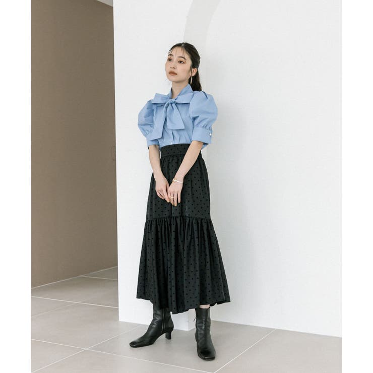 【La boutique BonBon】ボウタイパフスリーブBL | PAL GROUP OUTLET | 詳細画像15 