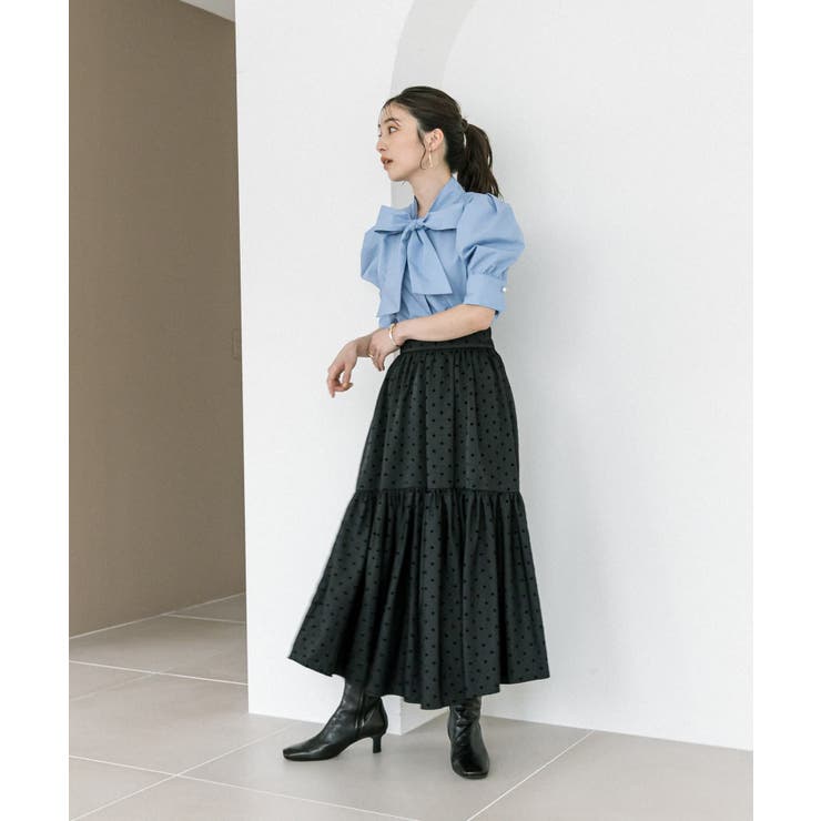 【La boutique BonBon】ボウタイパフスリーブBL | PAL GROUP OUTLET | 詳細画像16 