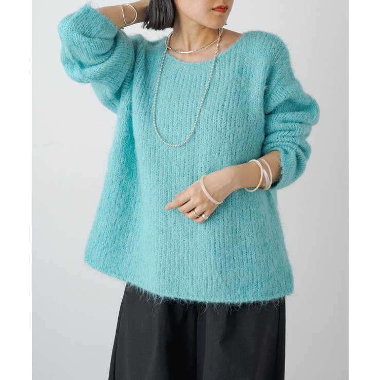 Omekashi】アルパカ混ニットプルオーバー[品番：PALW0002779]｜PAL