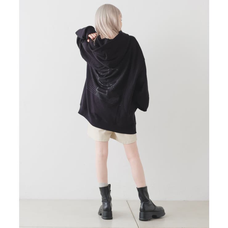 【1回着用】ink×FOTL×WHIMSIC プリントスウェットプルオーバー ink×FOTL×WHIMSIC】プリントスウェットプルオーバー | Kastane