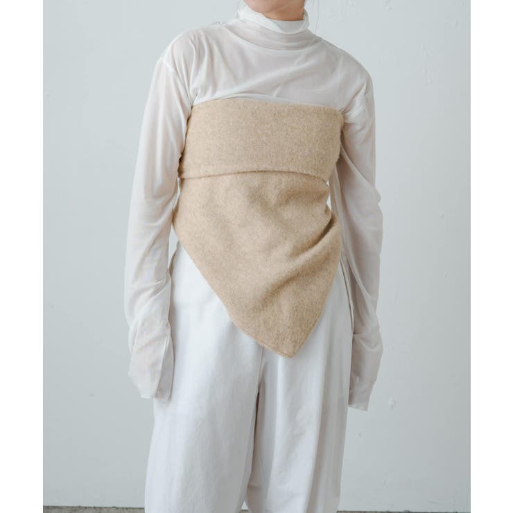 earthy_】リサイクルヤーンマルチWAYニットスカーフ[品番