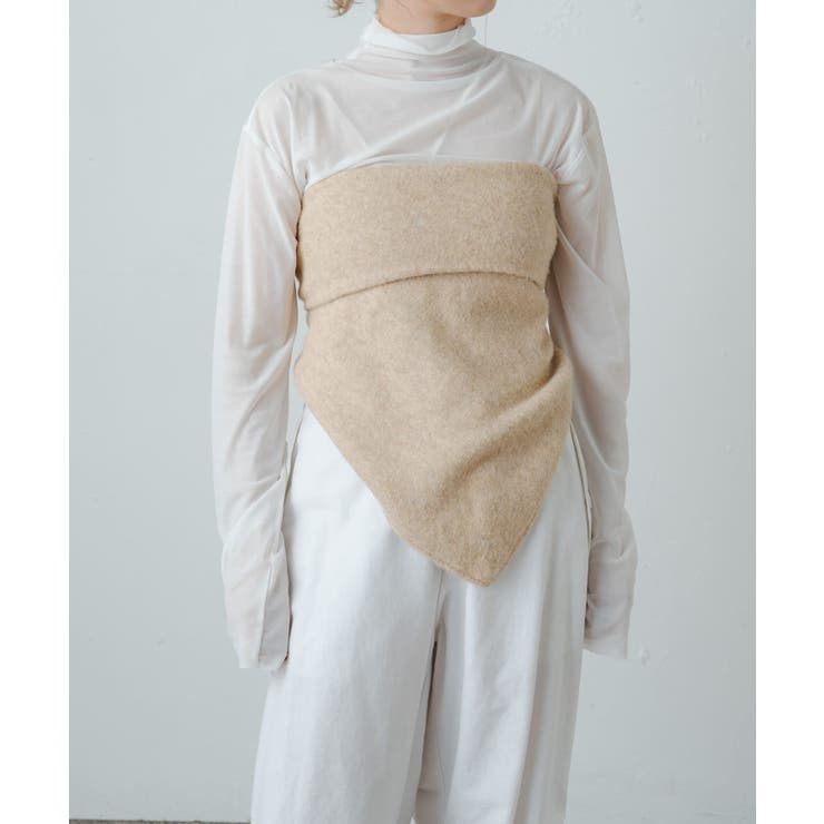 earthy_】リサイクルヤーンマルチWAYニットスカーフ[品番：PALW0003531