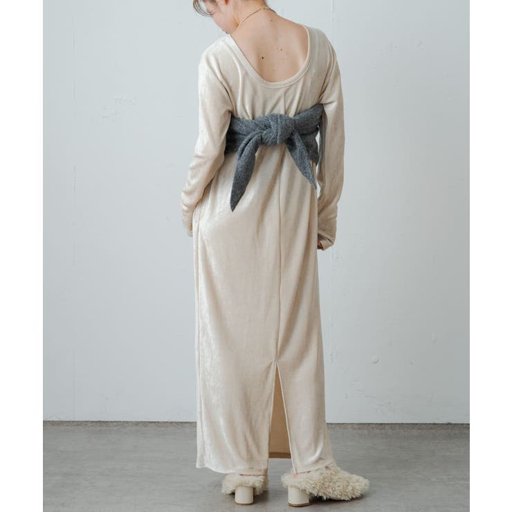 earthy_】リサイクルヤーンマルチWAYニットスカーフ[品番：PALW0003531