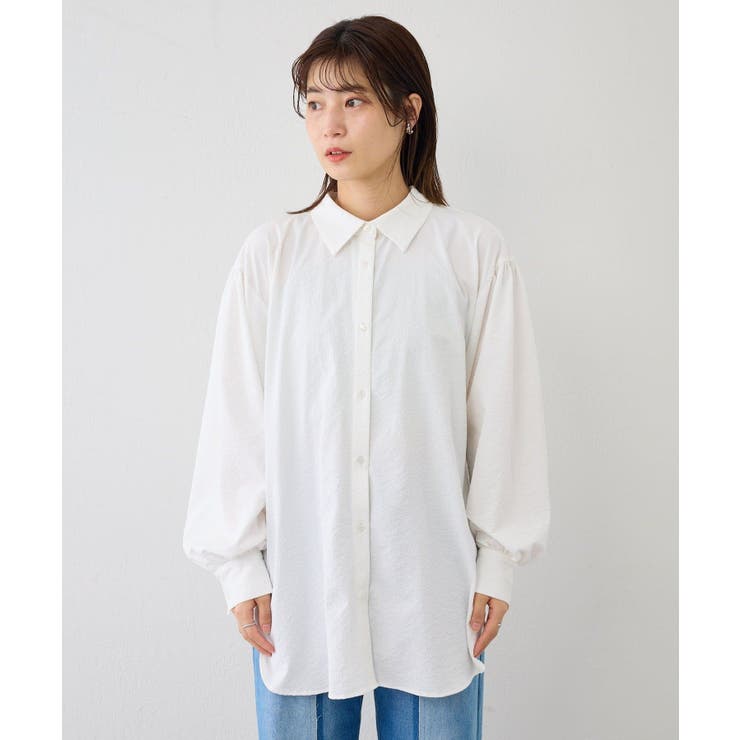 【Kastane】バックギャザーBIGシャツ | PAL GROUP OUTLET | 詳細画像10 