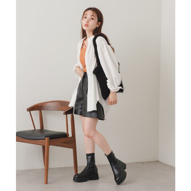 【Kastane】バックギャザーBIGシャツ | PAL GROUP OUTLET | 詳細画像8 