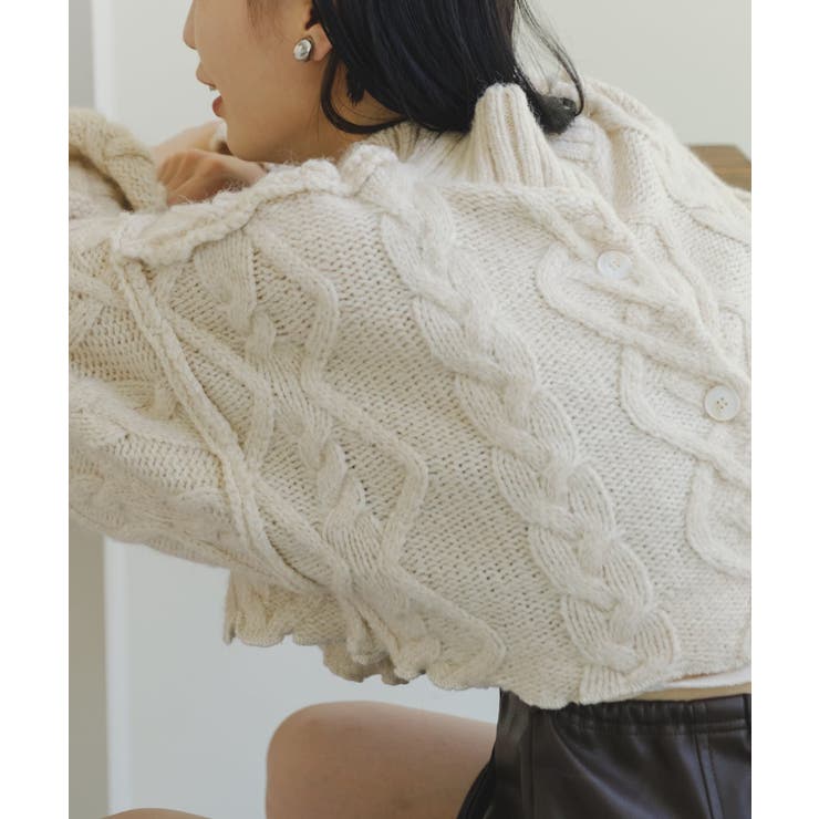 【Kastane】ショートケーブルニット | PAL GROUP OUTLET | 詳細画像16 